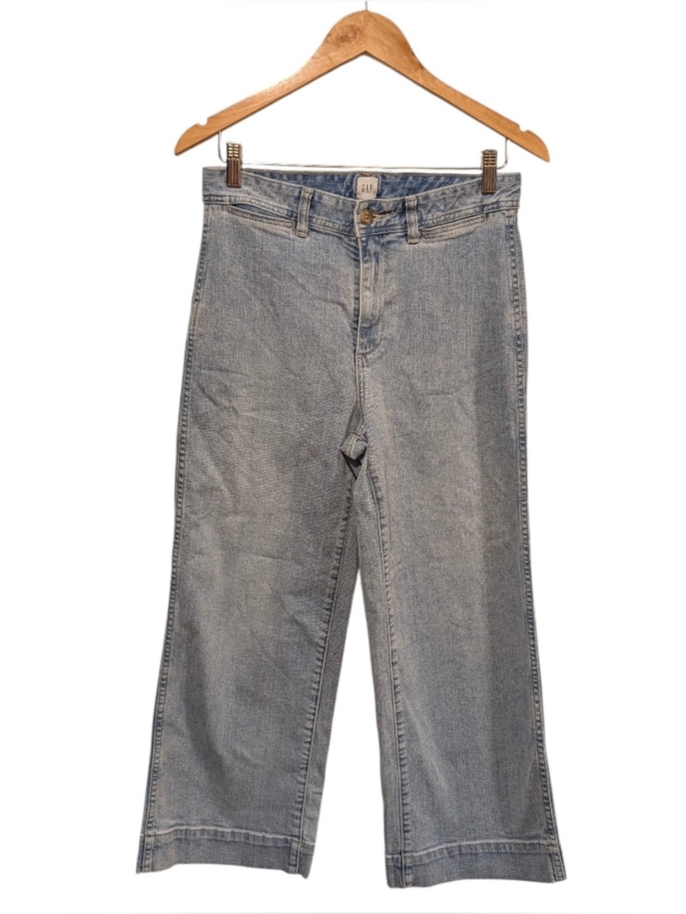 Gap High Rise Wide Leg Crop Jeans - Size 6